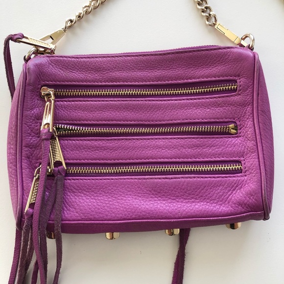 Rebecca Minkoff Bags Rebecca Minkoff Purple Mini 5 Zip Crossbody